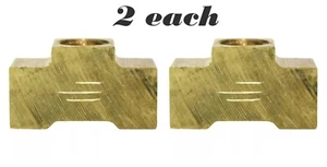 2x Brake Hydraulic Tee AGS BLF-59B / Female (3/8-24 Inverted) - Picture 1 of 7