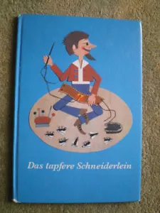 Das tapfere Schneiderlein libro de cuentos de la RDA hermanos Grimm, imágenes Hannelore Wegener - Imagen 1 de 4