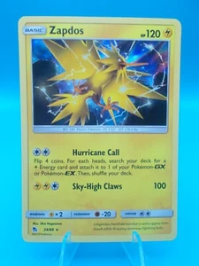 Zapdos 24/68 Hidden Fates Pokémon TCG Holo Near Mint/Mint - Picture 1 of 2