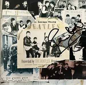Beatles: Pete Best Firmado Autógrafo – Antología 1 – (1995) Folleto 3x CD - Imagen 1 de 2