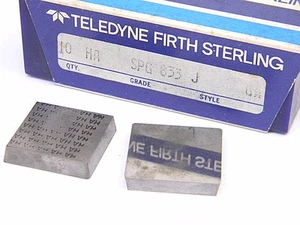 NEW 10PCS. TELEDYNE SPG 833J GRADE: HA CARBIDE INSERTS - Picture 1 of 1