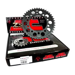 KIT/TRASMISSIONE HONDA INTEGRA/750 JT SPROCKETS CATENA 520 CORONA 43 PIGNONE 17 - Imagen 1 de 3