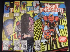NIGHT THRASHER FOUR CONTROL 1-4 MARVEL COMIC SET COMPLETE NICIEZA HOOVER 1992 NM