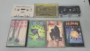 Rock cassette tape lot - tested & working - Journey, R.E.M., Def Leppard, more - Picture 1 of 3