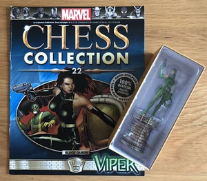 Eaglemoss Marvel Chess Collection - Issue 22 - Magazine & Boxed Viper Figure - Picture 1 of 5