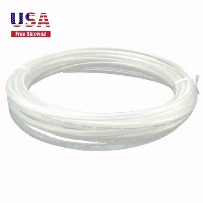 SASHOW 8mm Tube OD Pneumatic Nylon Air Line Hose Tubing for Fluid Transfer 32.8ft Clear