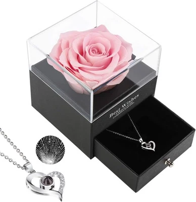 LOVCAS 情人节礼物送给她,保存玫瑰女朋友粉色  — 第 1/4 张图片