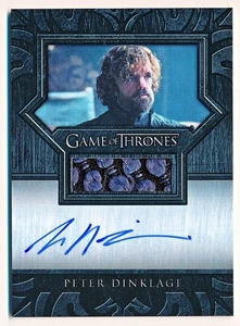 Game of Thrones Legends of the Realm Peter Dinklage Relic Autograph Auto SP #NNO - Picture 1 of 2