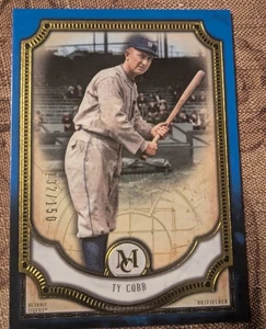 2018 Topps Museum Collection Ty Cobb Sapphire 132/150 - Picture 1 of 1