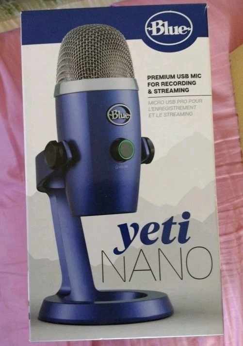 Logitech Blue Yeti Nano Premium Micrófono USB para PC, Mac, Juegos, Gris Sombra Foto 1 de 1