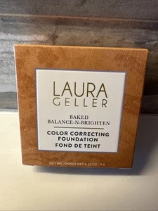 Laura Geller Baked Balance-N-Glow Illuminating Foundation GOLDEN MEDIUM .28oz 8g - Picture 1 of 1