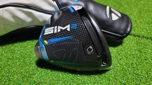 TaylorMade SIM2 9.0° Driver Head w/ Cover Excellent JAPAN - Picture 1 of 9