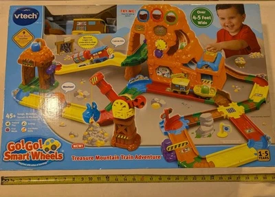 Vtech Go! Go! Smart Wheels Treasure Mountain Train Adventure Playset NEW - Image 1 of 4