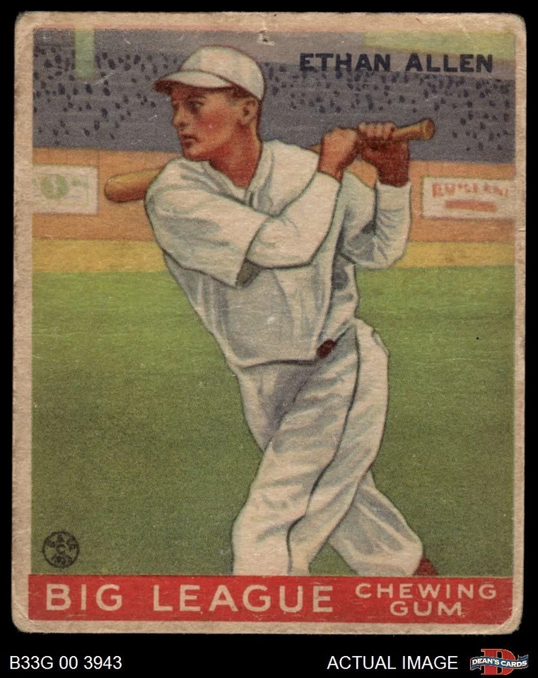 1933 Goudey #46 Ethan Allen Cardinals 1.5 - FAIR - Image 1 of 1