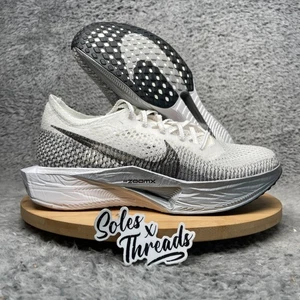 Nike ZoomX Vaporfly NEXT% 3 Women Size 8.5 White Particle Grey DV4130-100 - Picture 1 of 7