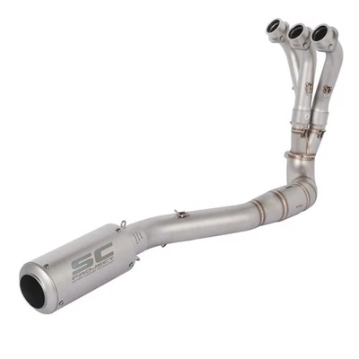 Para Yamaha FZ09 MT-09 2020-2023 Escape Tubo Delantero Silenciador Puntas Sistema Completo Foto 1 de 4