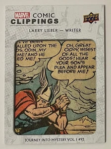 MARVEL COMIC CUT - 2019 - 80TH ANNIVERSARY - CC-LLI - 25/66 - JOURNEY INTO M #92 - Picture 1 of 4