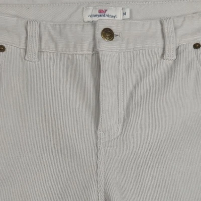 Женские вельветовые брюки Vineyard Vines белые размер 14 - Изображение 1 из 4