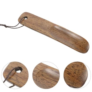 Portable Shoe Horn Long Handle Shoe Horn Wooden Shoehorn Men Shoe Horn Boot - Picture 1 of 12