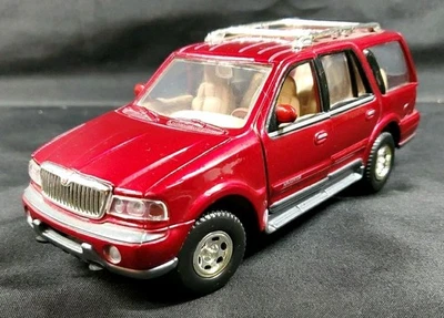 MOTOR MAX ESCALA 1/24 LINCOLN NAVEGATOR GRANATE DIECAST Coche SUV Grande Ver Fotos  Foto 1 de 4