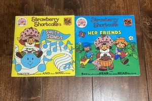 🌸 Vintage 1980s Strawberry Shortcake Book & Record Lot (2) – Sweet Songs + Her - Bild 1 von 7