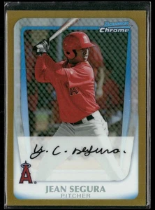 Jean Segura Rookie #/50 Gold Refractor 2011 Bowman Chrome Angels - Picture 1 of 2