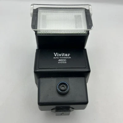 Vivitar 4600 Auto Thyristor DM/P Module Flash Gun Tested & Working - Image 1 of 4