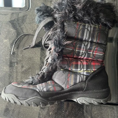 Coach Mujer’s Tela con Bordes de Piel What’s Up Front Cuerdas Talla 7  Foto 1 de 4