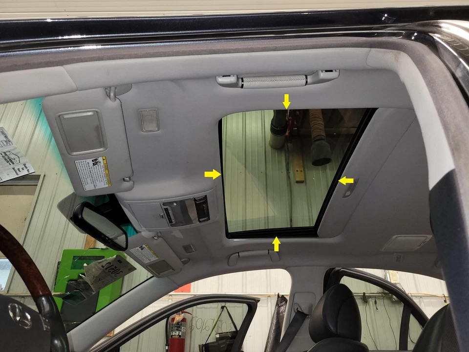 Lexus LS460 2009 techo corredizo delantero techo corredizo ventana de vidrio solamente Foto 1 de 1