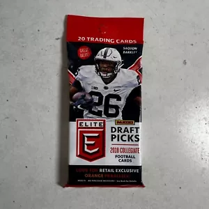 Panini NFL 2018 Elite Draft Collegiate Football Sport 20 Trading Card Value Pack - Picture 1 of 3