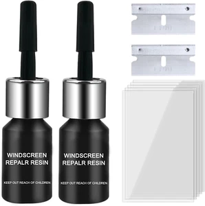Kit Riparazione Parabrezza Auto,Kit Riparazione Crepe Vetro,Liquido per Riparazi - Foto 1 di 7