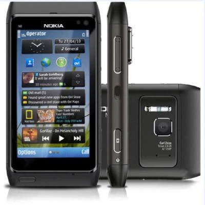 Nokia N8 N8-00 Touch Screen 12MP 3G WIFI Bluetooth Mobile phone 16GB ROM 3.5" - Image 1 of 4
