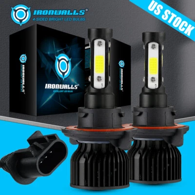 For Nissan NV200 NV1500 NV2500 NV3500 2013-2024 4-Side LED Headlights Hi-Lo Beam - Imagem 1 de 4