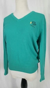 Prenda para el torso suéter vintage 1990 para mujer Michelob verde claro abierto talla grande - Imagen 1 de 12