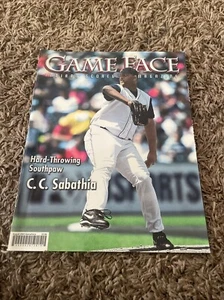 CLEVELAND INDIANS GAME FACE MAGAZINE---August 2002---CC Sabathia Cover - Picture 1 of 3