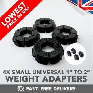 4x Olympic Plate Weights Adapter Set 25mm (1") - 50mm (2") - PLA Printed - UK - Picture 1 of 2