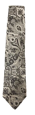 CORBATA VERSACE GRIS/NEGRO PAISLEY Foto 1 de 4