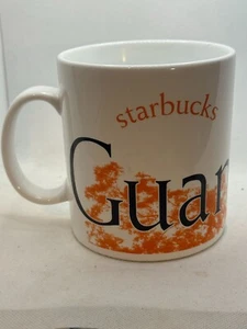 Starbucks 2005 Guanajuato City Collector Mug White & Orange Ceramic 14 Oz - Picture 1 of 8