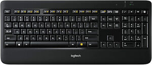 Logitech K800 Illuminated Wireless Keyboard Replacement Keys with Clips, Parts
