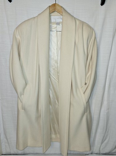 OFF WHITE Cappotto lungo The Limited Off White misto lana soprabito piccolo