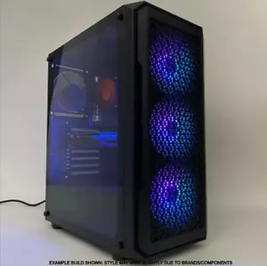 Custom Built Gaming Desktop Computer With GeForce RTX 4060 Ryzen 5 32GB 1TB NVME - Picture 1 of 10