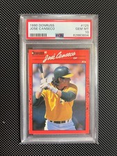 1990 Donruss Jose Canseco PSA 10