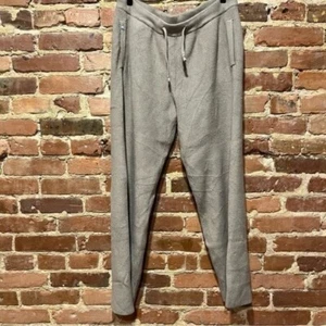 Figs Loungewear Latte Ribbed Knit Pants Size Large - Picture 1 of 6