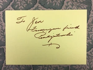 Pinky Tomlin - Swing It, Professor - With Love and Kisses - Autographed 1973  - Picture 1 of 2