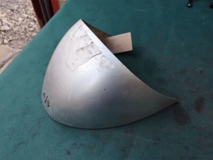 4119 AJS Cadwell 125 Cafe Racer Rear Seat Hump Panel Fairing Cover 2018 Silver - Picture 1 of 10