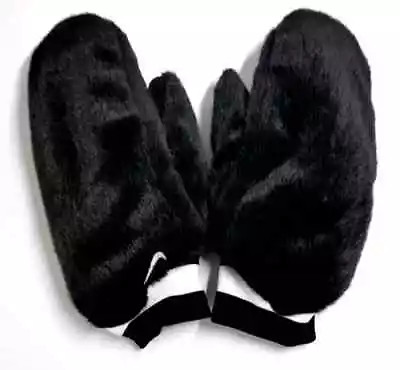 Nike Mitones Cálidos Piel Sintética Mujer M/L Negro/Blanco Foto 1 de 4