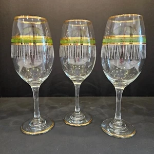 (3) Vintage Cressida Gold Weinkelche. Medusa Style.  (#35) - Bild 1 von 7