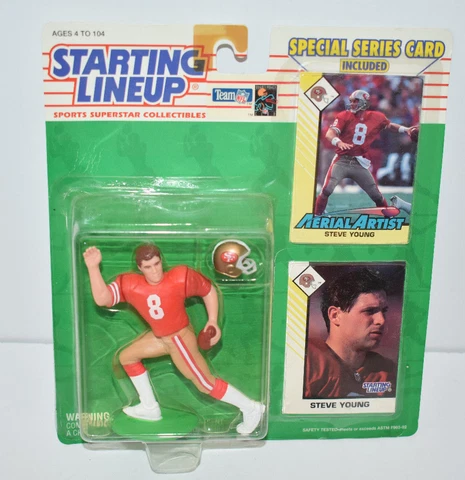1993 Steve Young San Francisco 49ers Starting Lineup Figure - NOC Cover