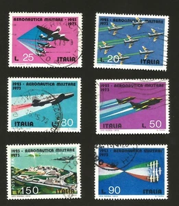 6 Thematic STAMPS Anniversario Aeronautica militare FRANCOBOLLI Completa ITALIA - Foto 1 di 7
