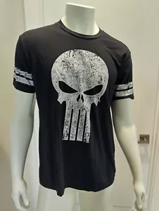 NWOT Marvel Punisher Skull graphic T-shirt New Black Disney/Marvel size large - Picture 1 of 4